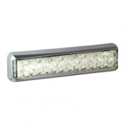 LED Autolamps 200 Series 12/24V Slim-line LED Reverse Light | 200mm | Chrome | Fly Lead - [200CWME]