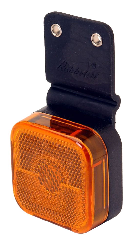 Rubbolite M591 Side Marker Light w/ Reflex & Bracket | Fly Lead - [591/01/00]