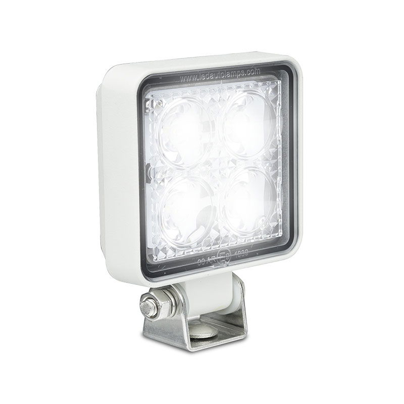 LED Autolamps 7312WM 4-LED 489lm Compact WHITE Reverse/Work Light (FLOOD) IP67 R10 R23 12/24V