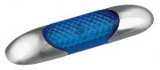 LED Autolamps 68 Series 16-LED Step/Courtesy Light BLUE (100mm) 12V - 68B