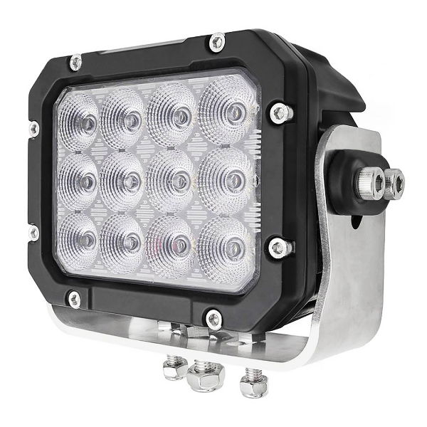 DBG 12-LED Square Work Light | Flood Beam | 10,200lm | DT Conn. | Pack of 1 - [711.046]