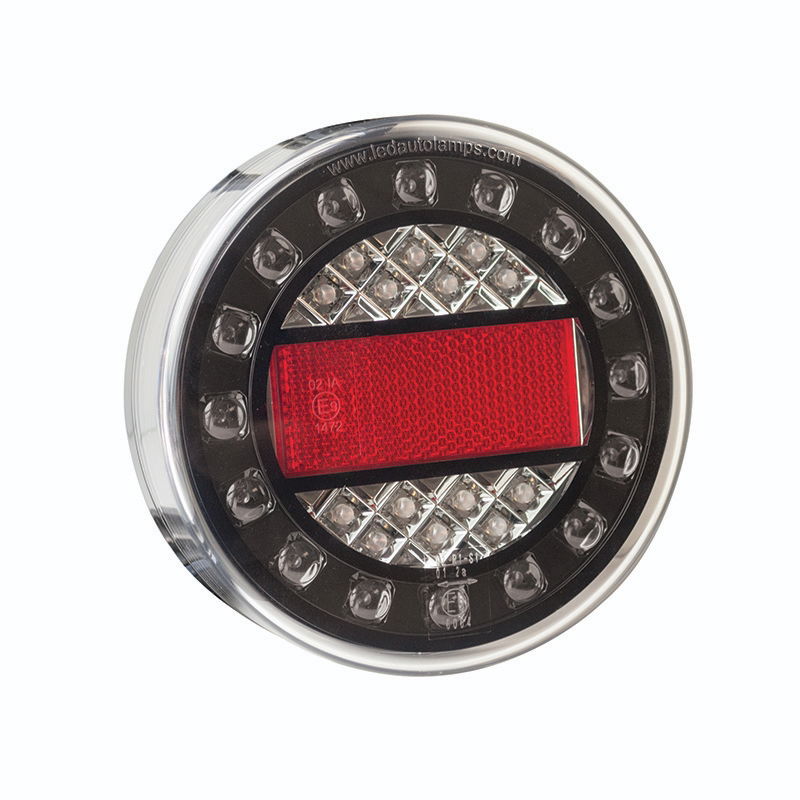 LED Autolamps MaXilamp-R Series 12/24V Round LED Signal Lights | 125mm