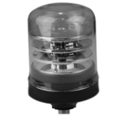 Britax B200 Series R65 LED Amber/Clear Single Bolt Beacon [B201.54.LDV]