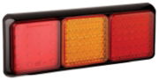 LED Autolamps 80 Series Triple 12/24V Square LED Rear Combination Light | 278mm - [80BFARME]