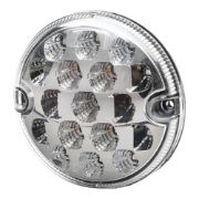 DBG Valueline 95 Round LED Signal Light | 95mm | Fly Lead | S/T/I | Clear - [386.002]