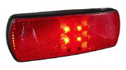 LITE-wire/Perei M50 LED Rear (Red) Marker Light (Reflex) | 123mm | Fly Lead (0.5m) - [RM50W-001]