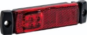 DBG Valueline 12/24V LED Rear Marker Light w/ Reflex | Red | Fly Lead - [386.412]