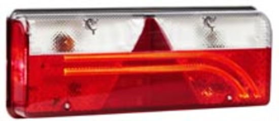 Aspock 25-7000-501 EUROPOINT III LH REAR COMBINATION Light (7-PIN ASS2.1) 24V