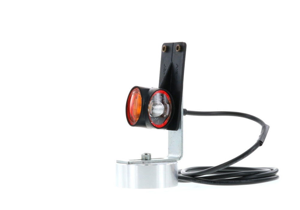 Vignal D14432 FA3 LED RIGHT End-Outline Marker Light w/ Side - Bracket Mount [1.7m Fly Lead]