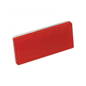 LED Autolamps 7030RE Self-adhesive Rectangle Reflector (70x30mm) REAR/RED - Pack of 2