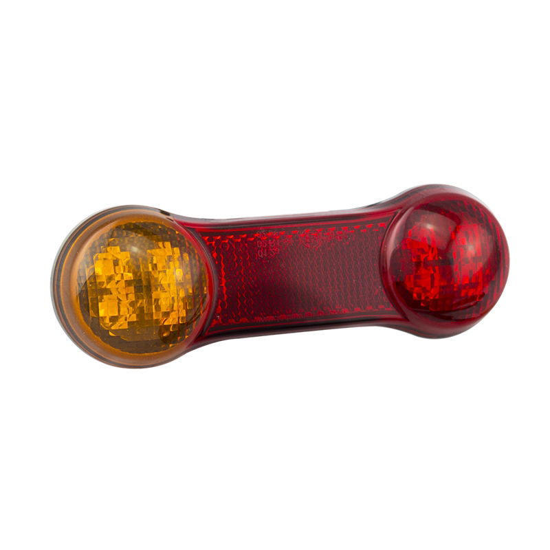 LED Autolamps DogBone Series 12V LED Rear Combination Light w/ Reflex | 150mm | S/T/I w/ Reverse - [DB]