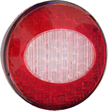 Perei/LITE-wire 700 Series (122mm) Round LED REAR COMBINATION Light Fly Lead 24V - CRL700LED24V