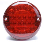 Britax L14 Series 12V Round LED Rear Fog Light | 140mm | Fly Lead - [L14.11.L12V]