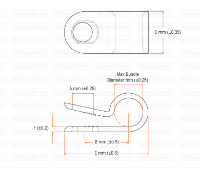 Nylon P-Clips