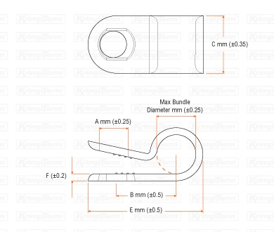 Nylon P-Clips