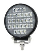 DBG 24-LED Round Work Light | Flood Beam | 1920lm | Fly Lead | Pack of 1 - [711.033]