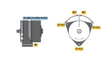Bosch Exchange Alternator 0 986 037 440